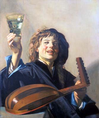 The Merry Lute-Player by Frans Halz